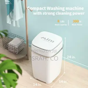 Washing Machine, Compact Mini Washer 8lbs Capacity,