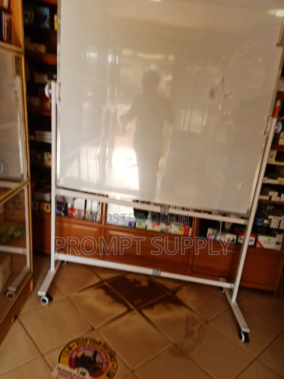 120x150cm Whiteboard With a Stand Plus Markers Eraser