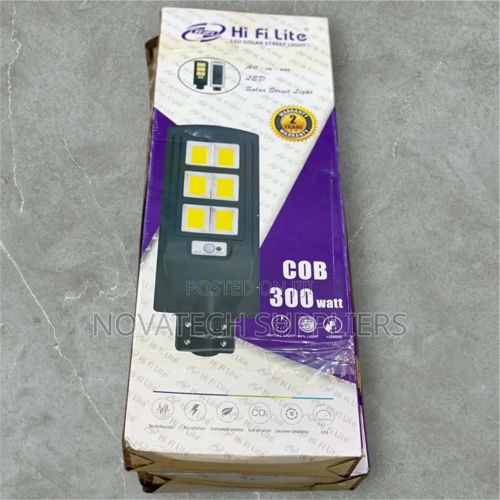 300W LED Solar Street Lights / Automatic Lights Irven