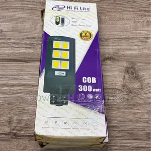 300W Heavy Duty Solar Street Lights Hi Fi Lite