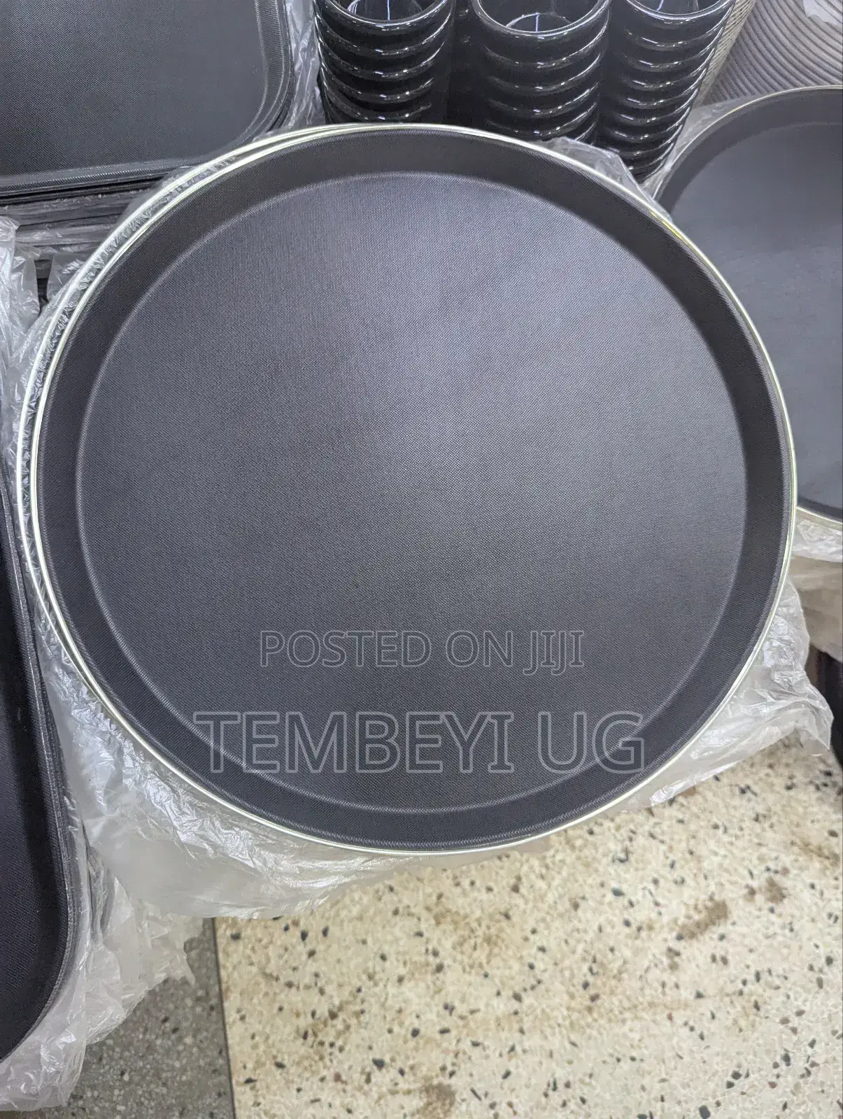 Anti Slip Rubber Serving Trays for Restaurants