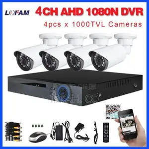 Adh 2mp 4ch 1080P Manual AHD DVR Kit Metal IR Bullet 4 CCTV