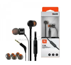 JBL T110 Wired in-Ear Headphones With JBL Pure Bass Sound