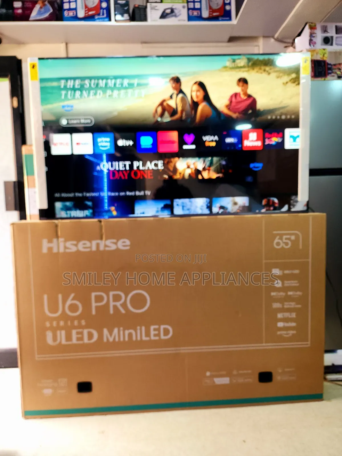 U6 PRO Hisense MINILED 65inches Smart Tv