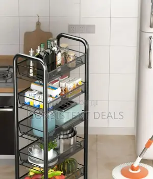 Mobile Multilayer Kitchen Storage Rack