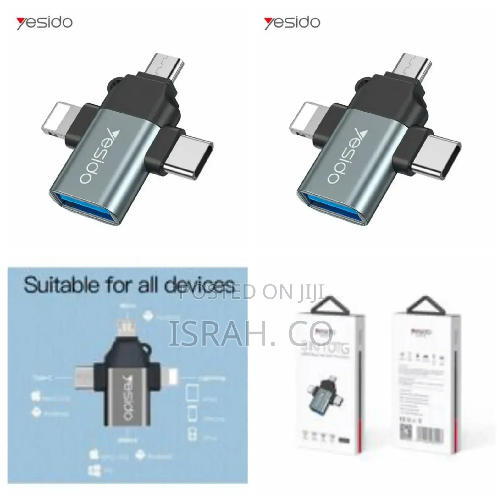 3 in 1 Otg Usb 3.0 Super Fast Data Transmission Adapter Gs15