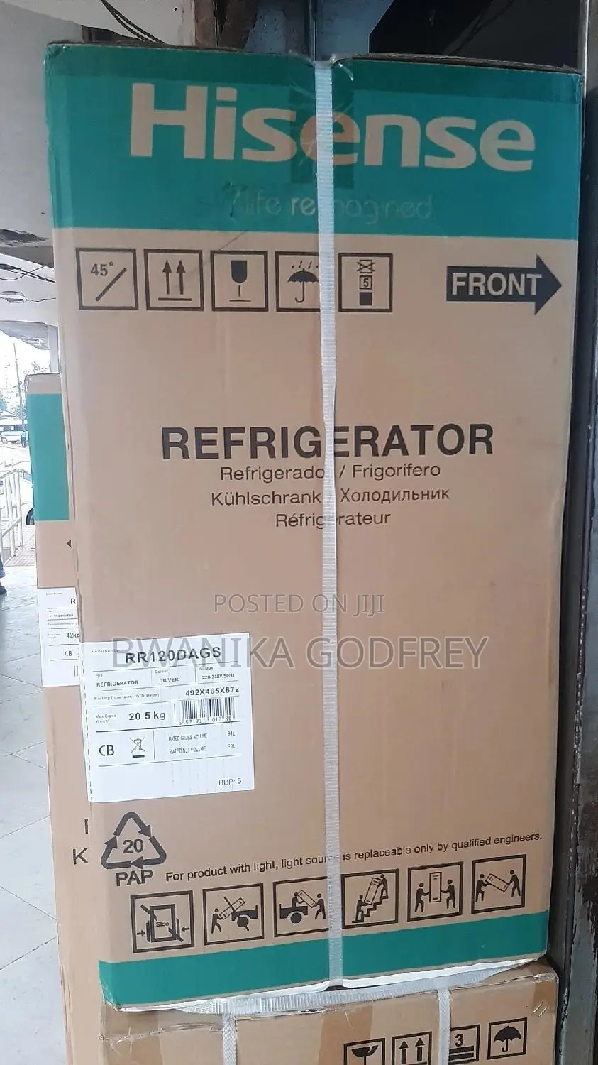 Hisense Refregerator 120 Littres