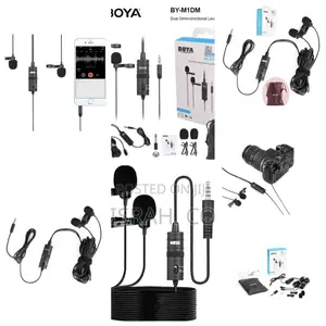 Boya BY-M1DM Microphone Dual Omni Directional Lavalier Mic