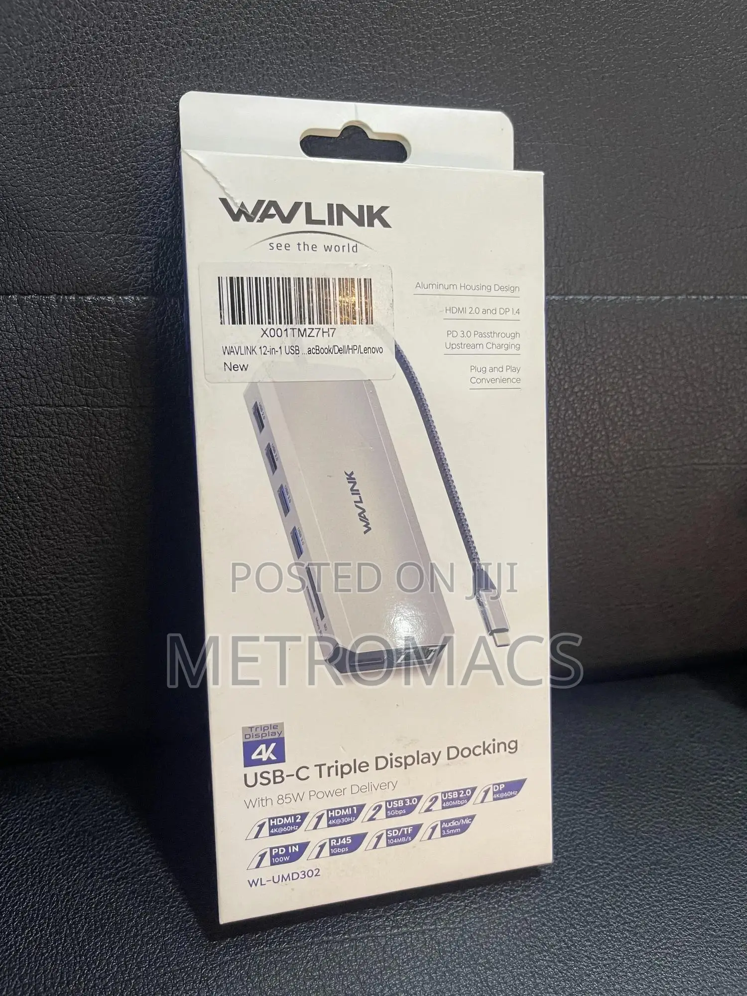 High Speed 12-in-1 Wavlink USB-C Hub
