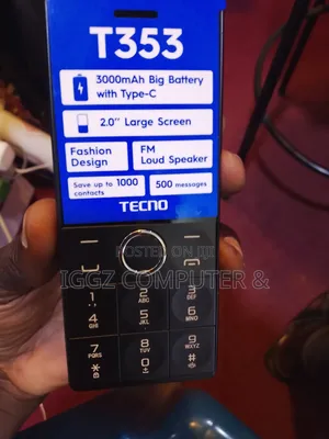 New Tecno T352 Black