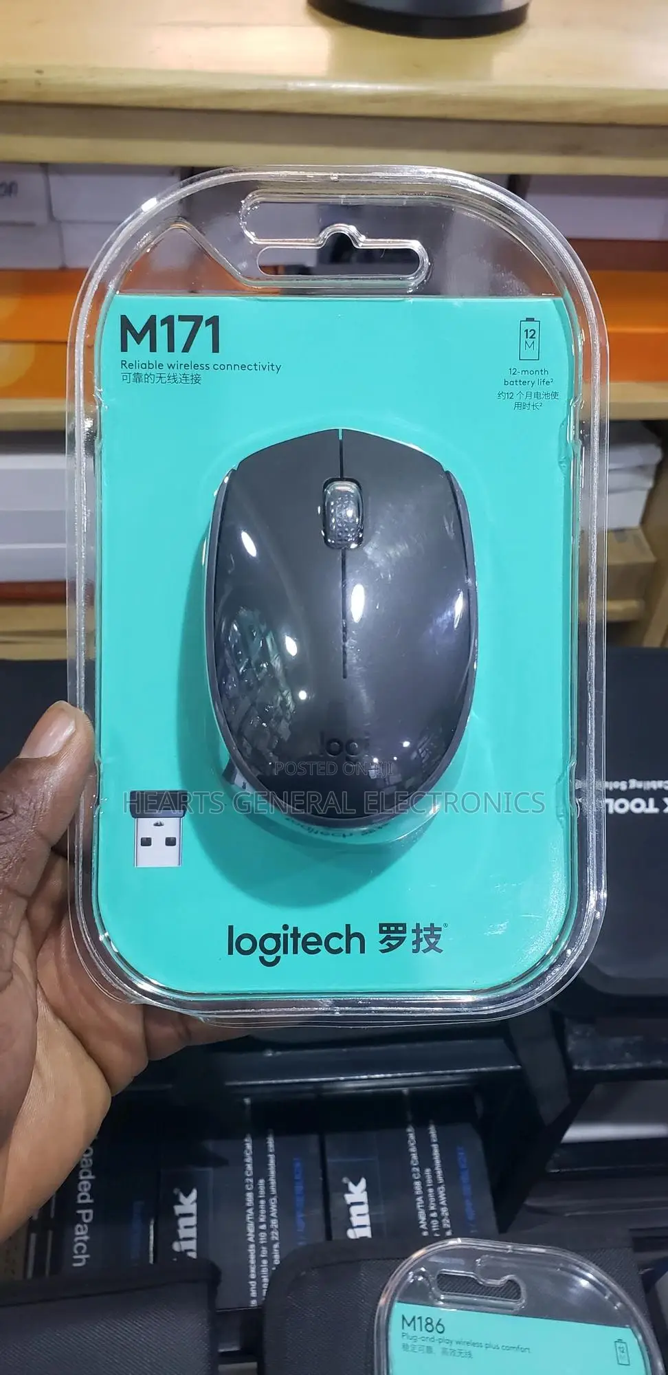Original Logitech Wireless Mouse M171