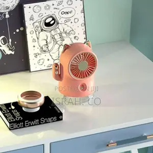 Usb Rechargeable Pussycat Water Ice Mist Spray Fan Misting