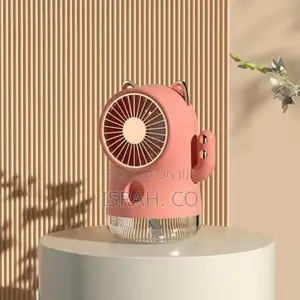 Usb Rechargeable Pussycat Water Ice Mist Spray Fan Misting