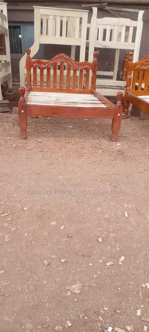 Wooden Musambya 4x6 Bar Code Bed