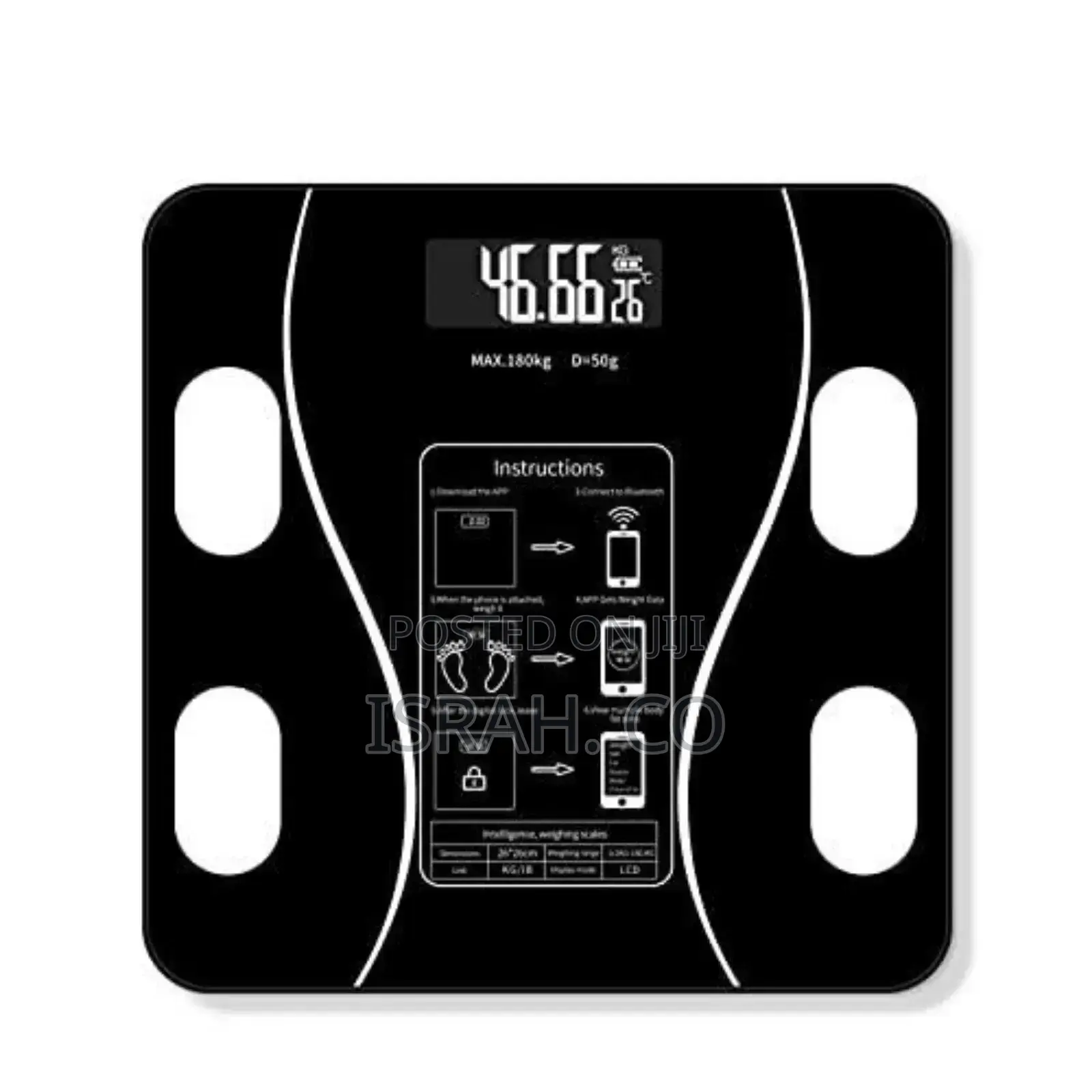 Smart Digital Weighing Scale With Bluetooth and Wifi, USB,