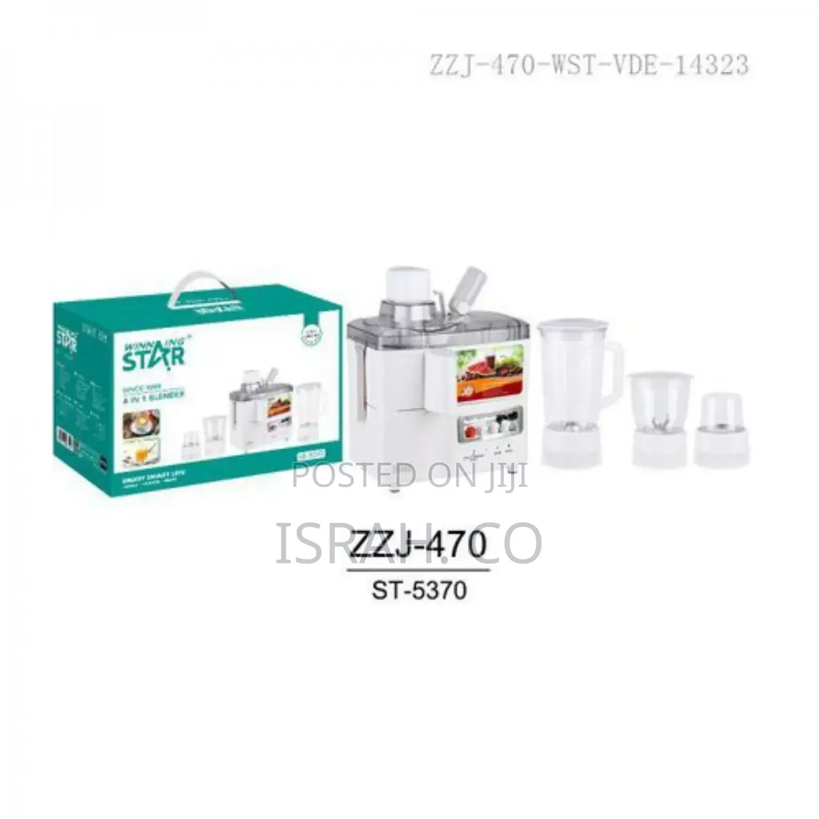 4 IN 1 Electric 3-Speed Juicer Blender Extractor
