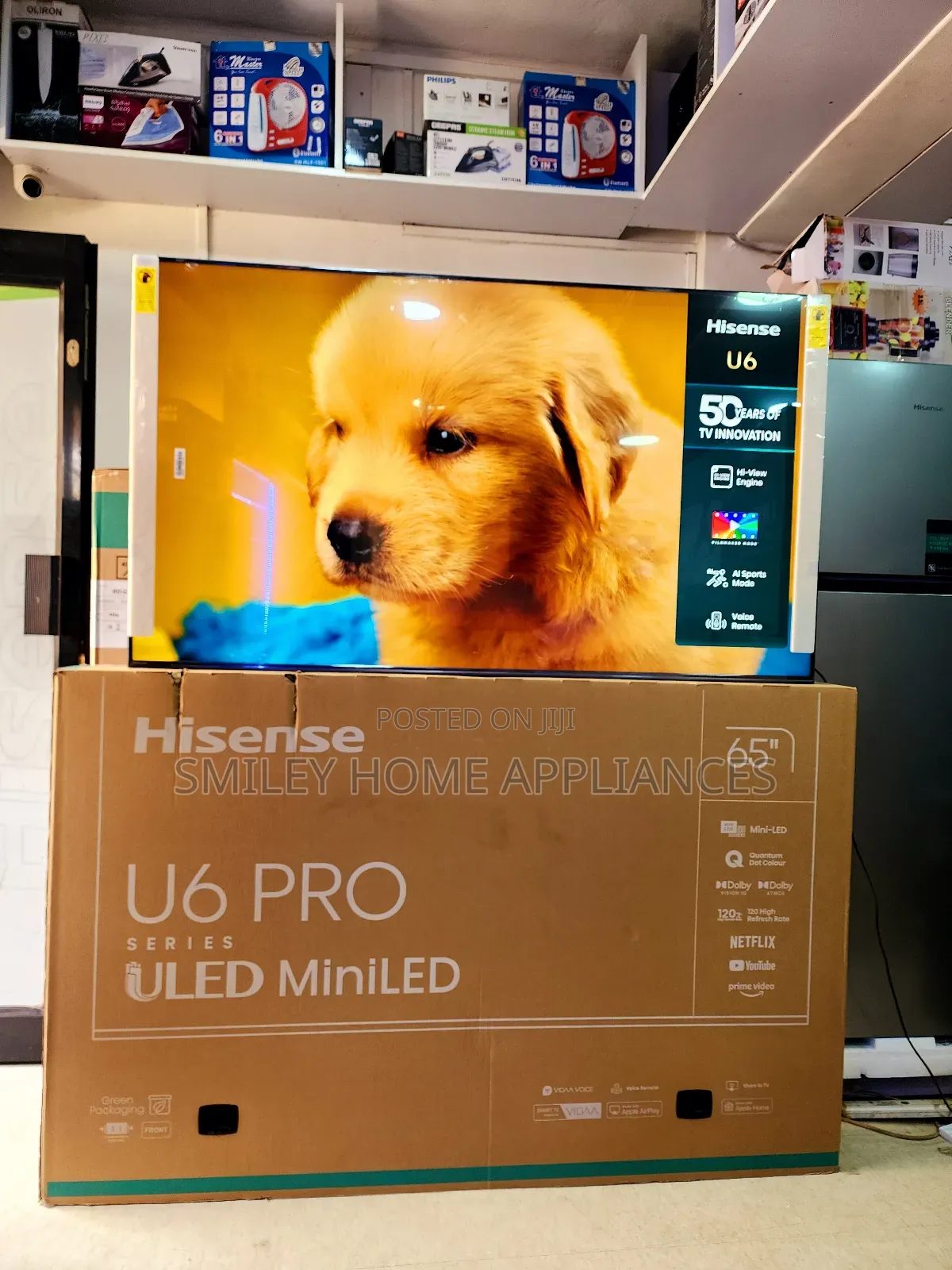 ULED Hisense Miniled U6 Pro Smart Tv 65inches