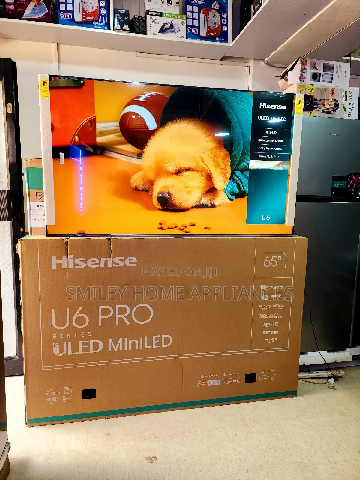 ULED Hisense Miniled U6 Pro Smart Tv 65inches