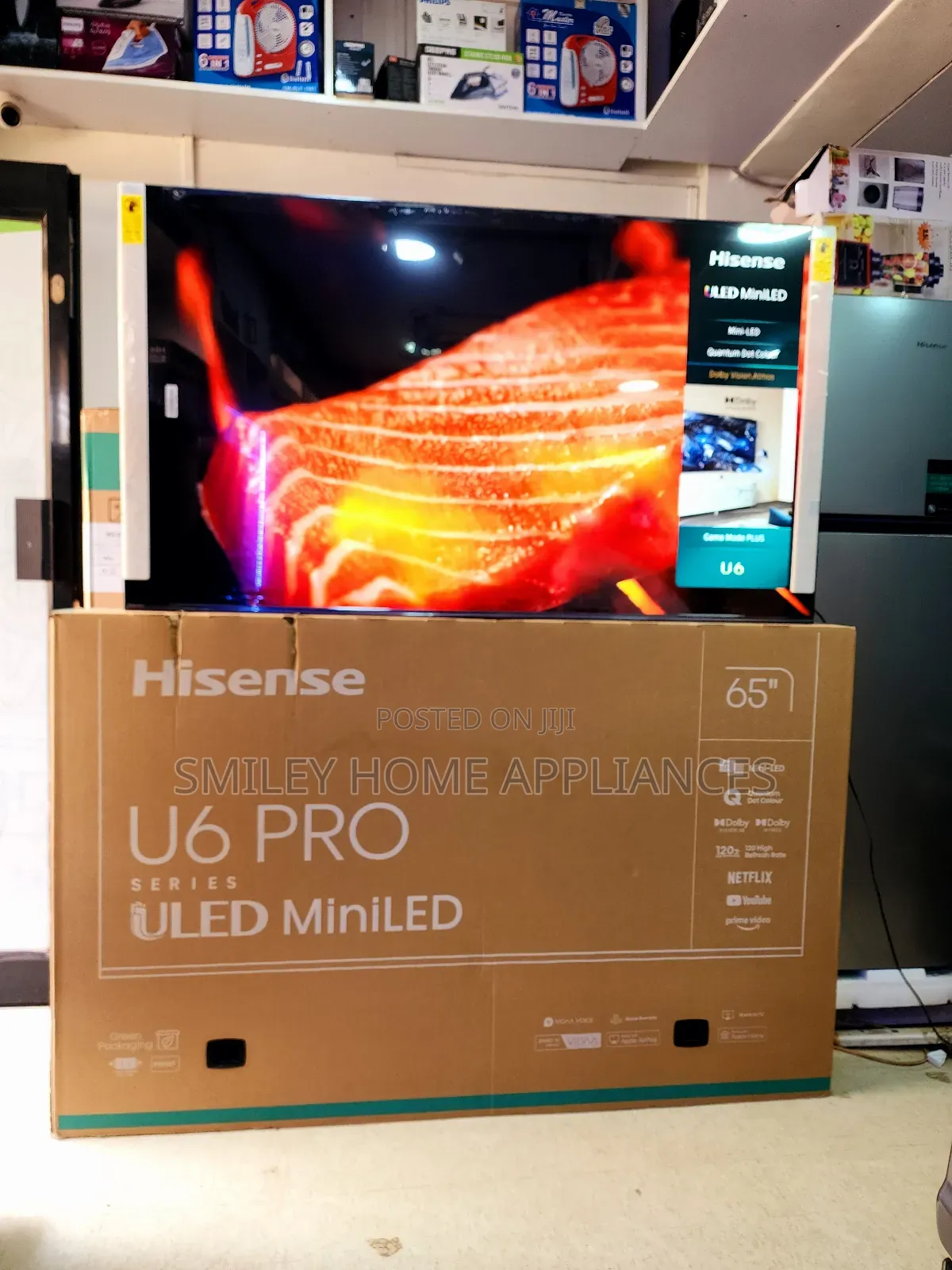 ULED Hisense Miniled U6 Pro Smart Tv 65inches