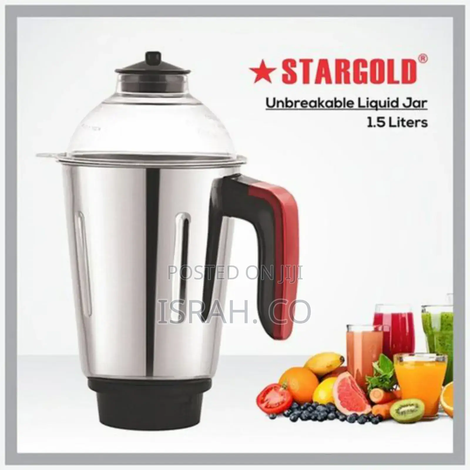 Food Processor Stainless Steel 1.5 L Blue