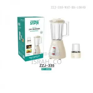 Winningstar 2 in 1 Blender Juicer Grinder 1.5l- Cream