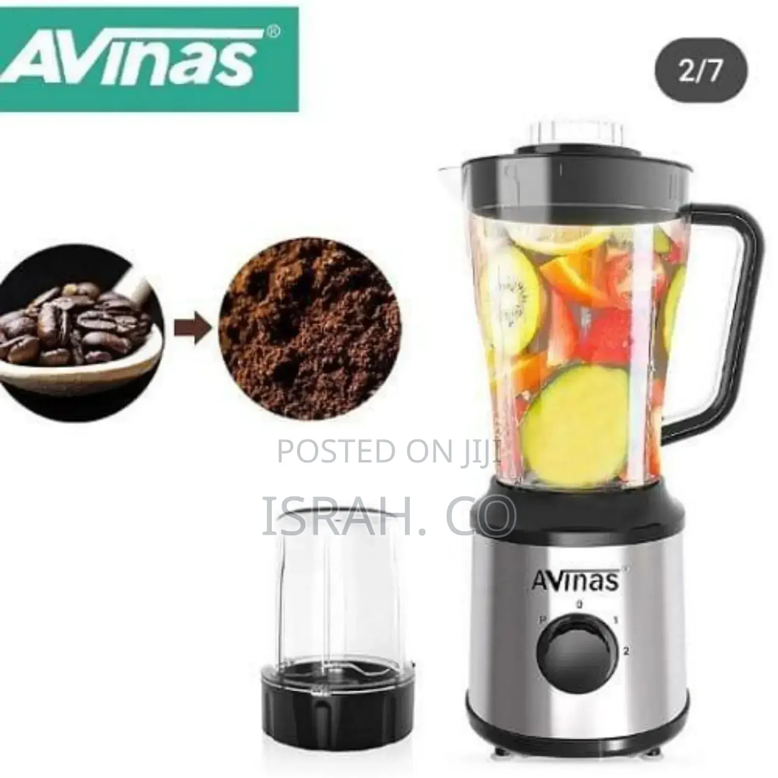 AVINAS 4 IN 1 Blender Grinder Food Processor Chopper