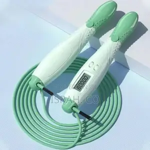 Electronic Counting Skipping Anti Slip Handle Weighted Jump