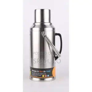 3.2L Stainless Steel Vacuum Flask Storage Bottle- Silver