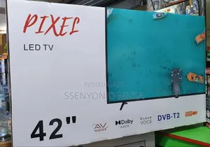 PIXEL 42" LED TV/ AV Mode, Dolby Audio|Voice Control|DVB-T2