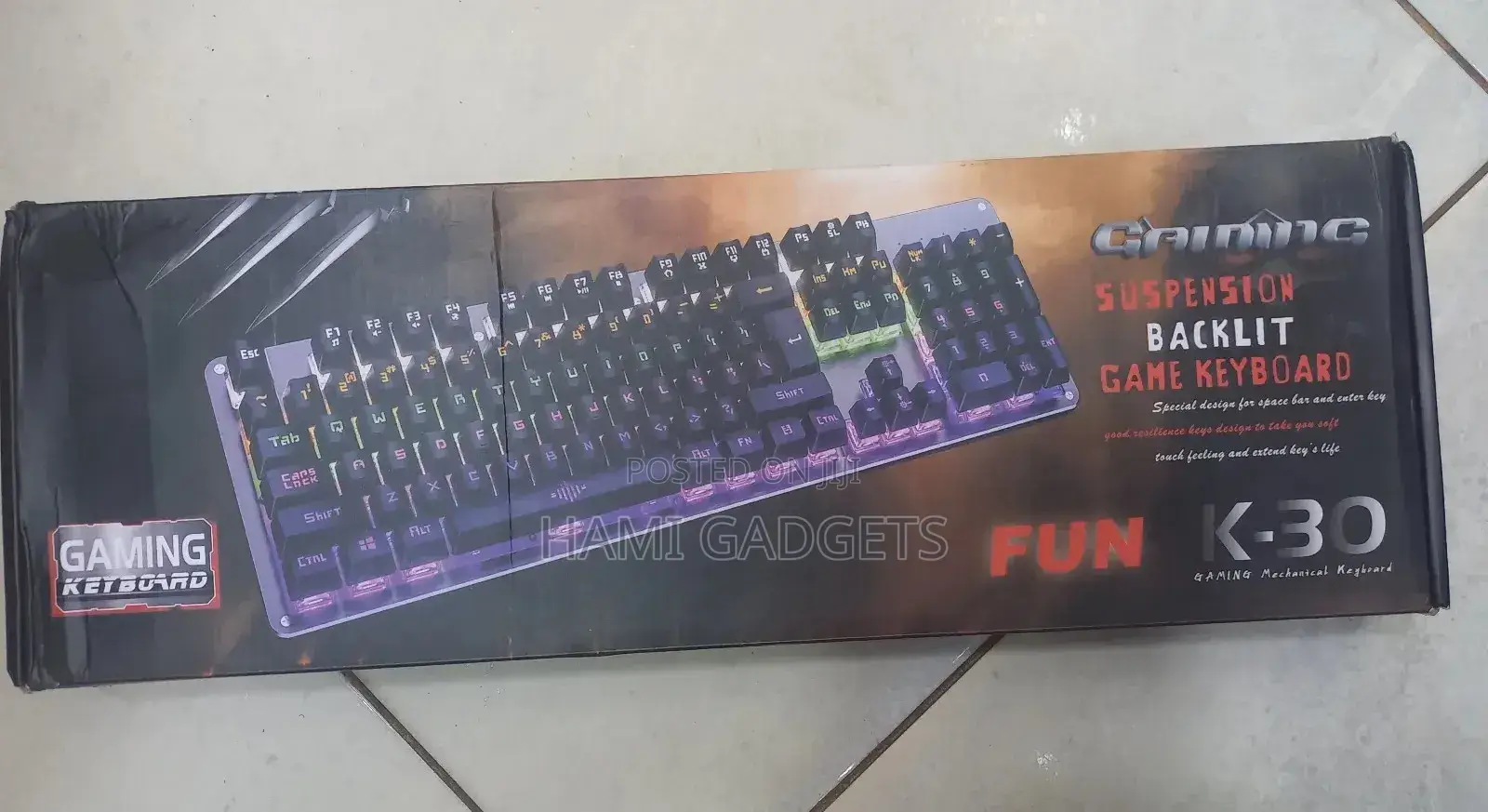Gaming Keyboard Backlit K 30 Wired