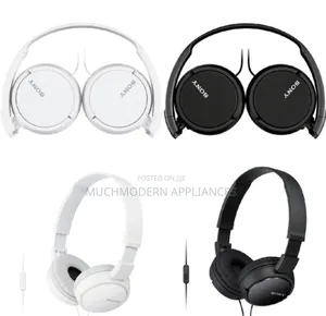 Sony ZX Series Wired on-Ear Headphones With Mic, MDR-ZX110AP