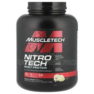 Muscletech, Nitro-Tech Whey Protein, Vanilla Cream, 41 Serv