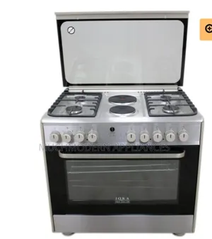 IQRA 90x60cm Cooker 4 Gas+ 2 Electric, Auto Ig IQ-FC9042-SS