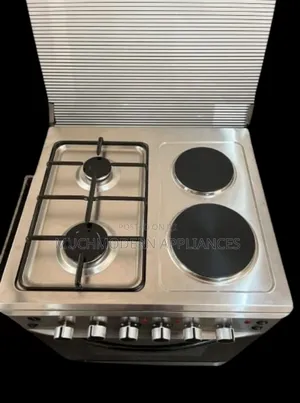 IQRA 60x60cm Cooker, 2 Gas Burners + 2 Hotplate Oven,