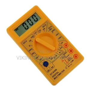 Digital Multimeter LCD Display DC/AC Multimeter-Yellow