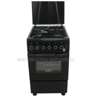 IQRA 50x60cm Freestanding Cooker, 3 Gas +1 Hotplate