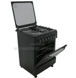 IQRA 60x60cm Cooker, 2 Gas Burners and 2 Hotplates, Auto Ign
