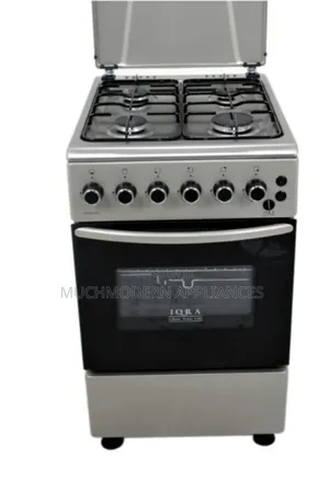 IQRA 50x60cm Freestanding Cooker; 4 Gas, Auto Ignition Grill