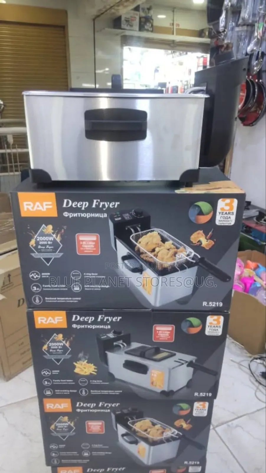 RAF 3.0litres Electric Deepfryers _ 2000w _ R.5219