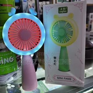 LED Handheld Portable Mini Fan/Rechargeable Handheld Fan