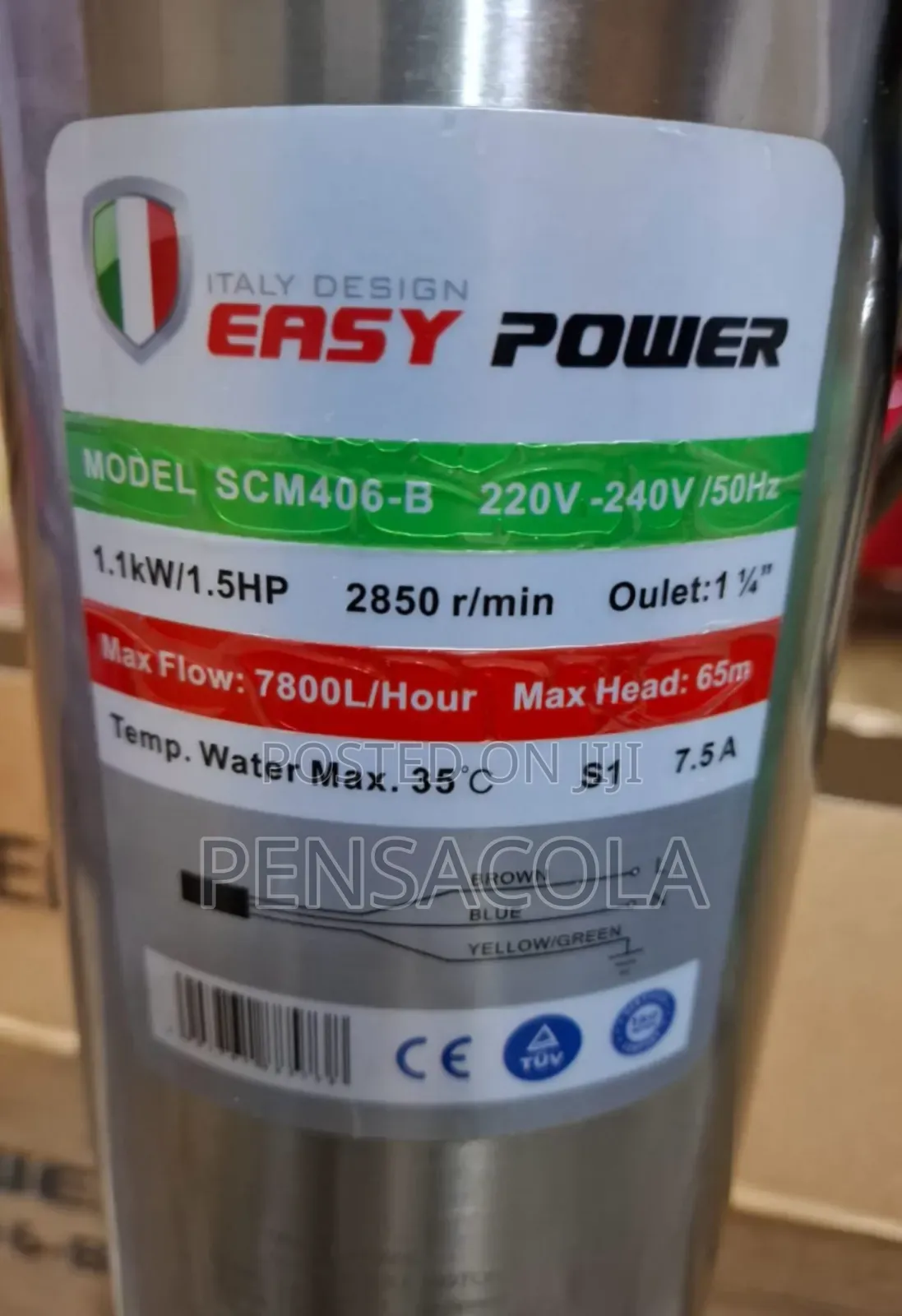 65m Submersible Water Pump