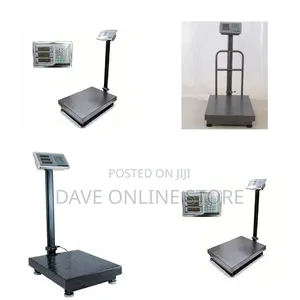 180kg TCS Platform Digital Weighing Scale - Black