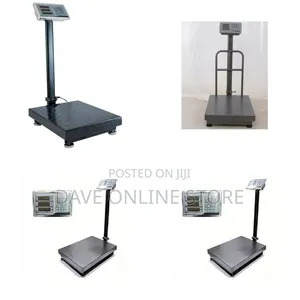 200kg TCS Platform Digital Weighing Scale - Black
