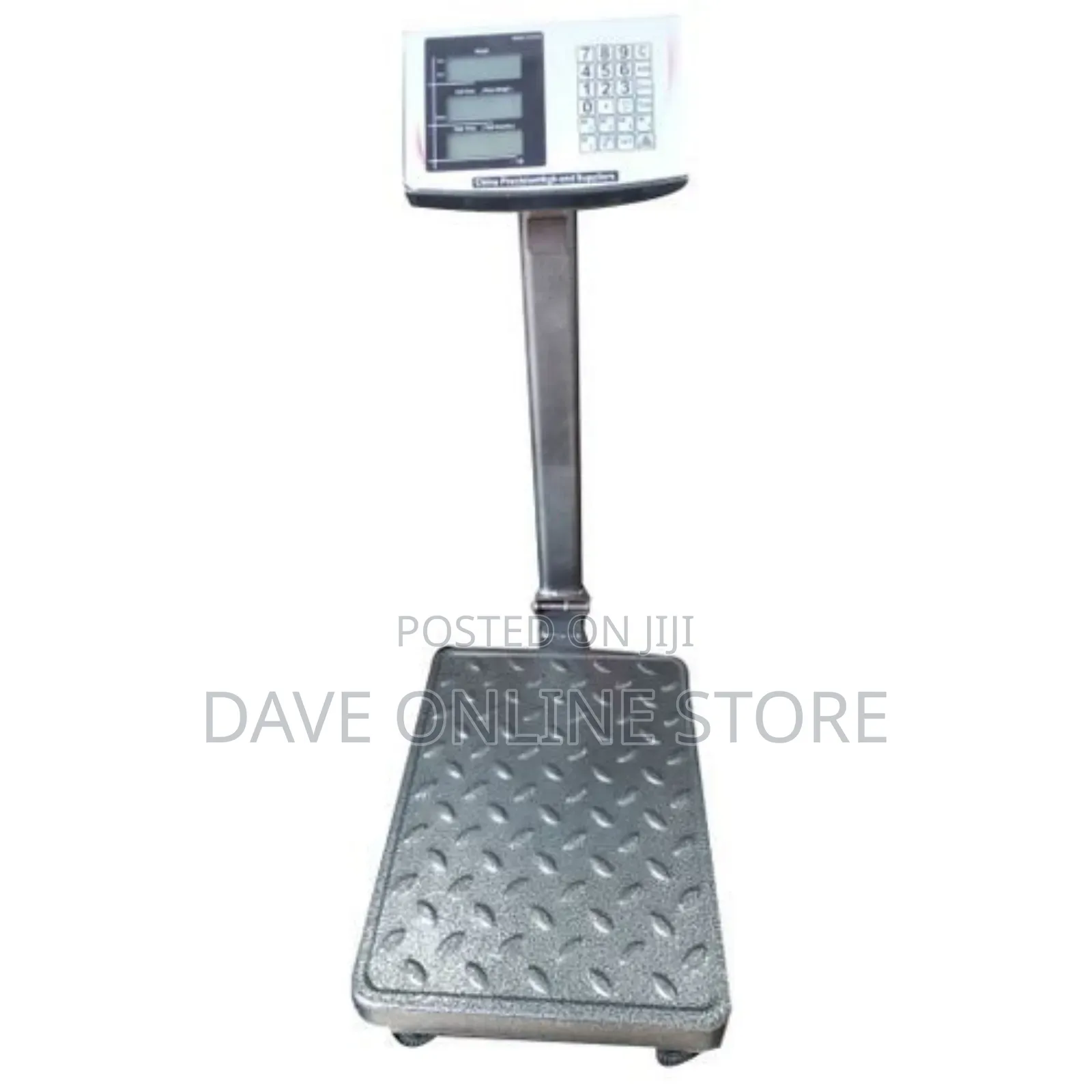 200 Kilo Electronic Rechargeable Digital Weigh Scale-Silver