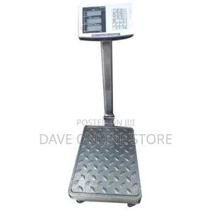200 Kilo Electronic Rechargeable Digital Weigh Scale-Silver