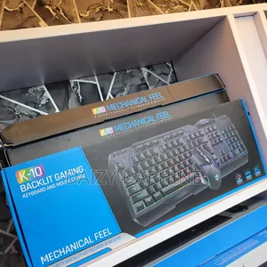 K-10 Backlight Gaming Keyboard and Mouse Combo Wired