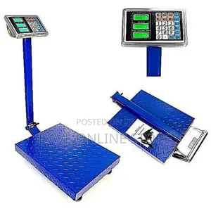 New Digital Platform Weighing Scale -Blue. Meter May Vary