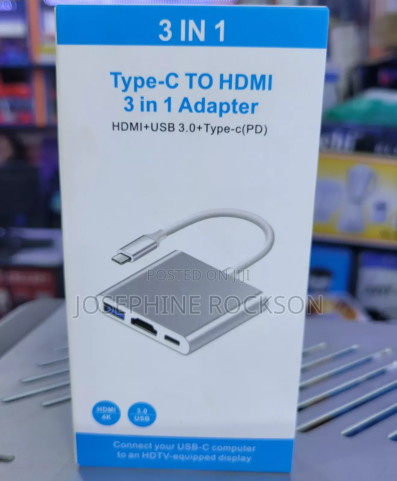 Type C to Hdmi 3 in 1 Adapter/ Type C to USB 3.0 Hdmi
