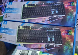 Backlight Desktops Classic Keyboard and Mouse