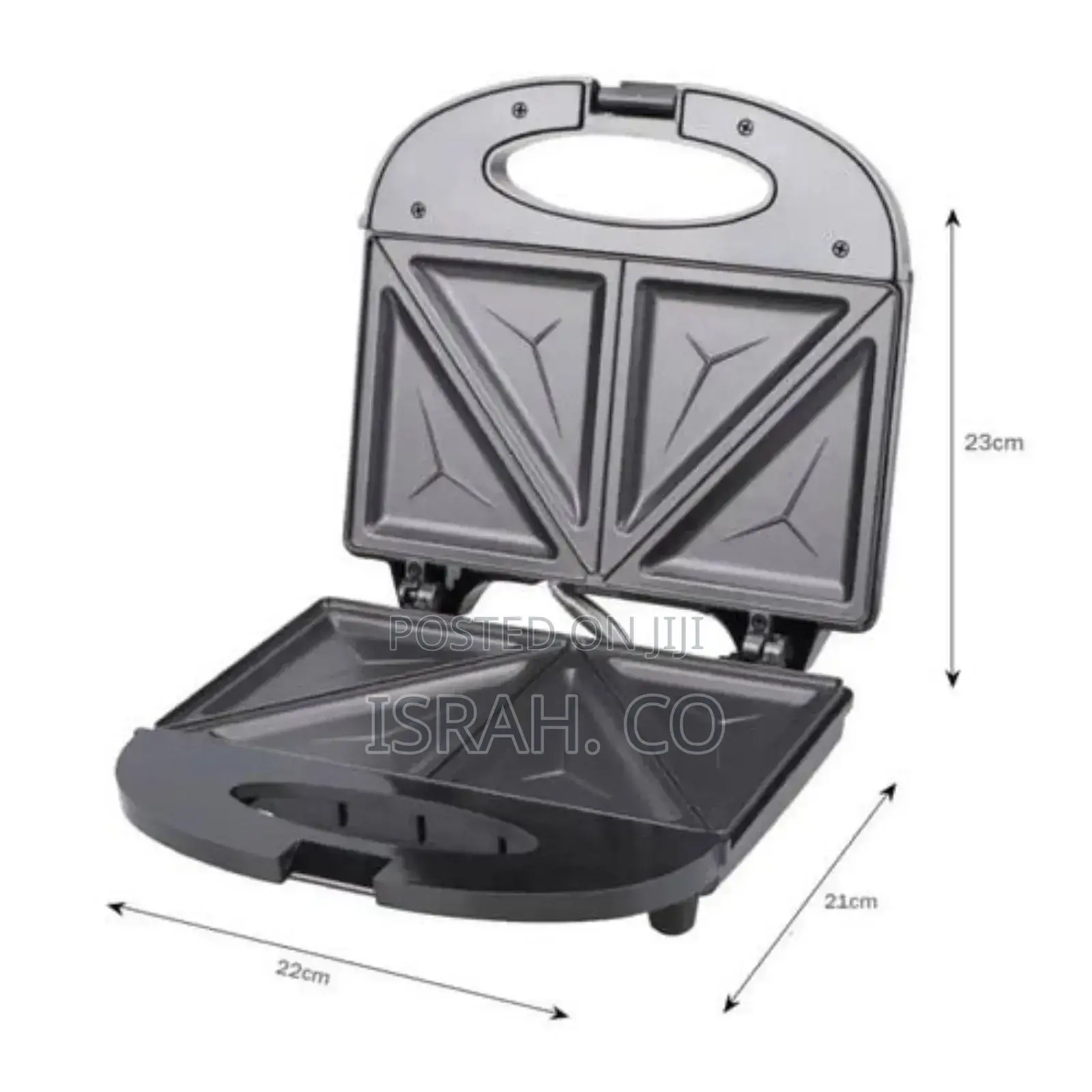 AVINAS 2 Slice Sandwich Maker Non Stick Bread Toaster Baker